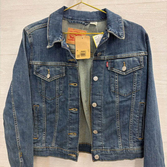 Levi Medium Wash Original Trucker Denim Jacket Large