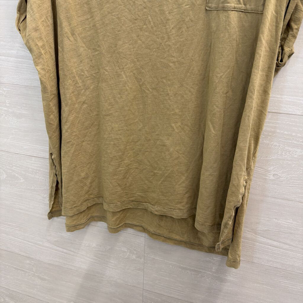 Aerie Green Short Sleeve Slouchy Top XXL