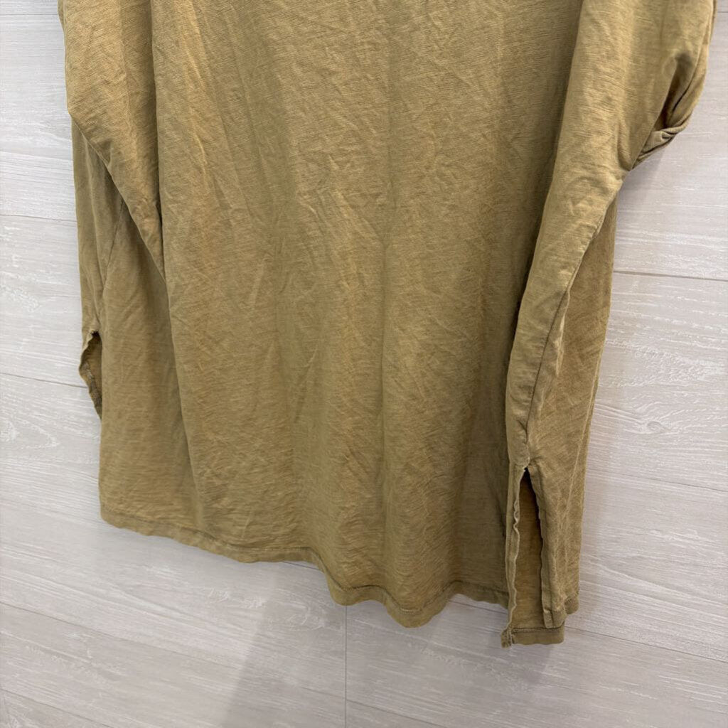 Aerie Green Short Sleeve Slouchy Top XXL