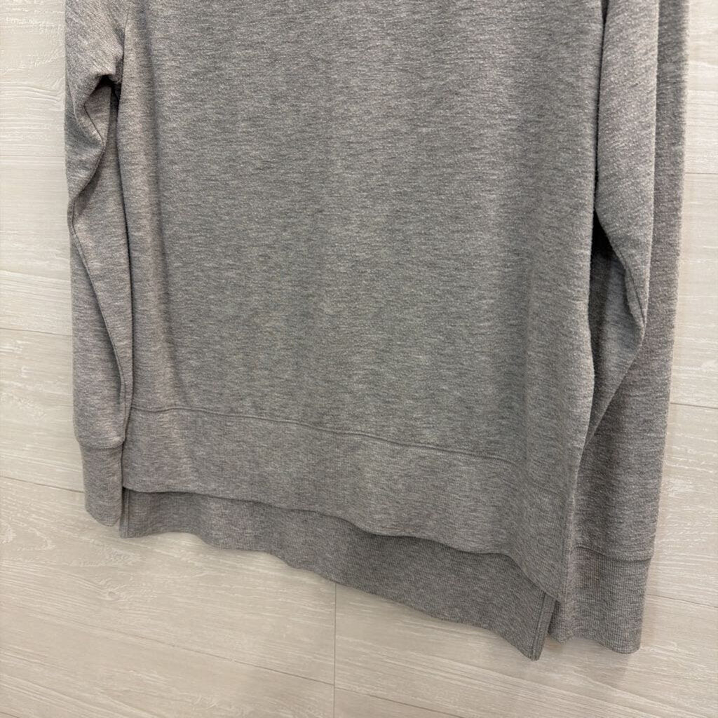 Alo Grey Long Sleeve Top Medium