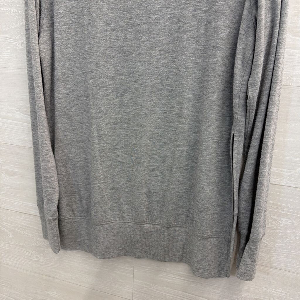 Alo Grey Long Sleeve Top Medium