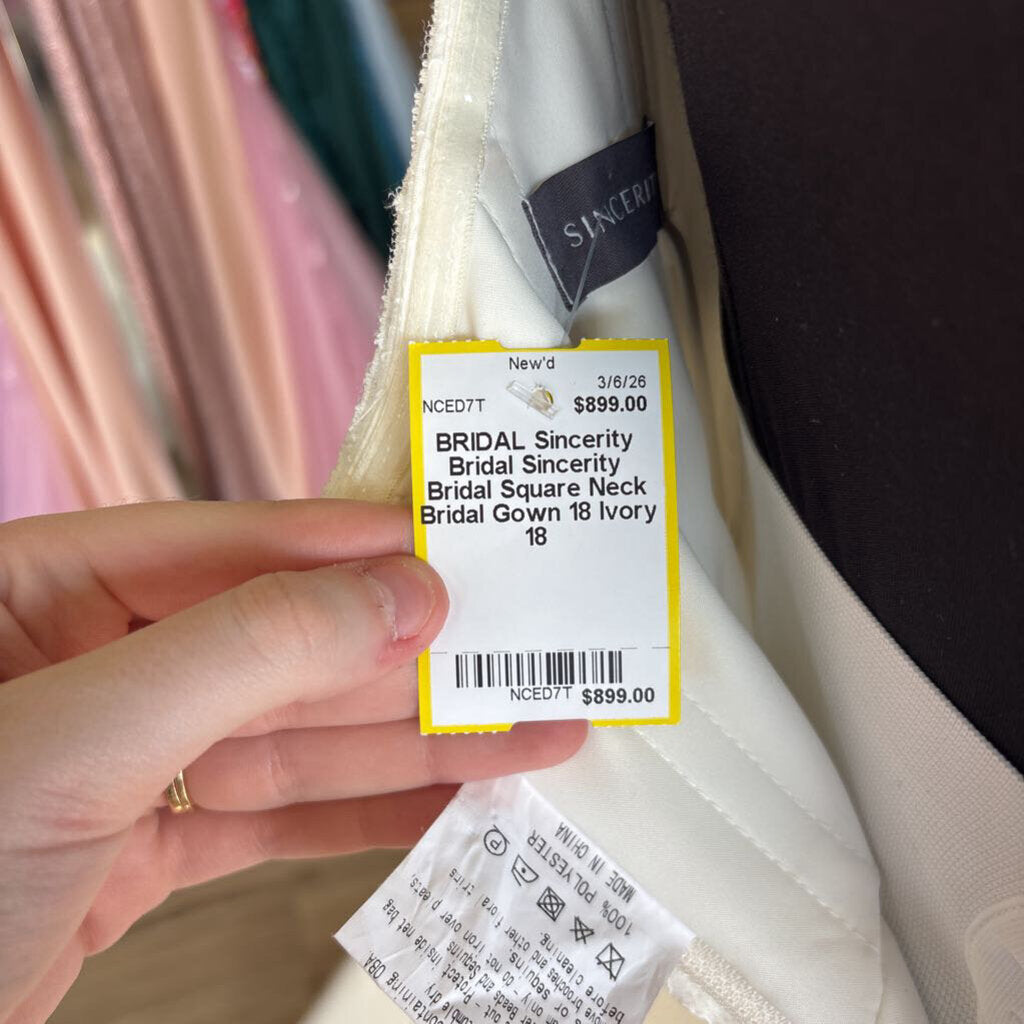 Sincerity Bridal Square Neck Bridal Gown 18