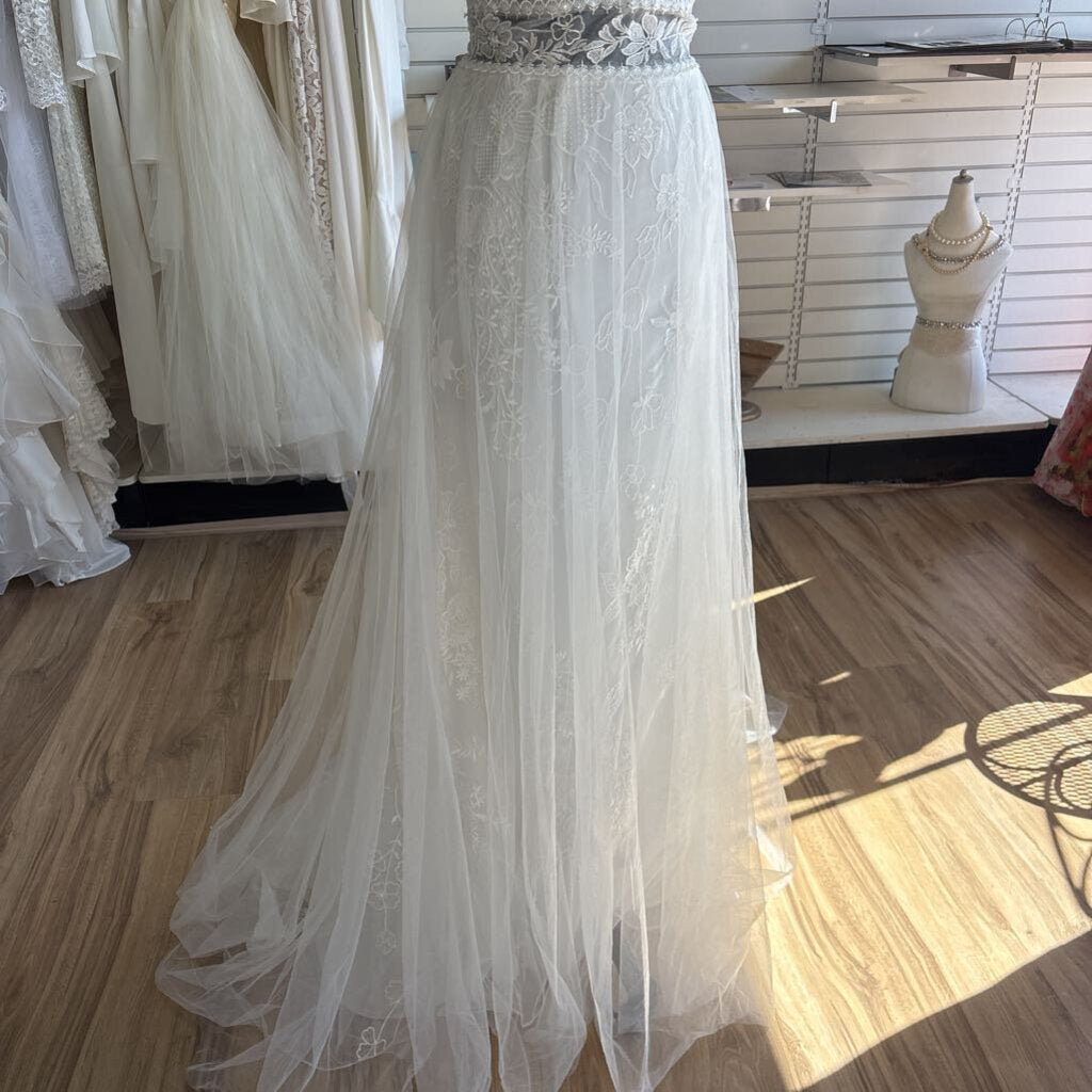 Christina Wu Lace and Tulle Wedding Dress 12