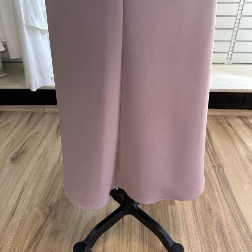 Xscape Pink Off Shoulder Ruffle Detail Long Formal Dress 2