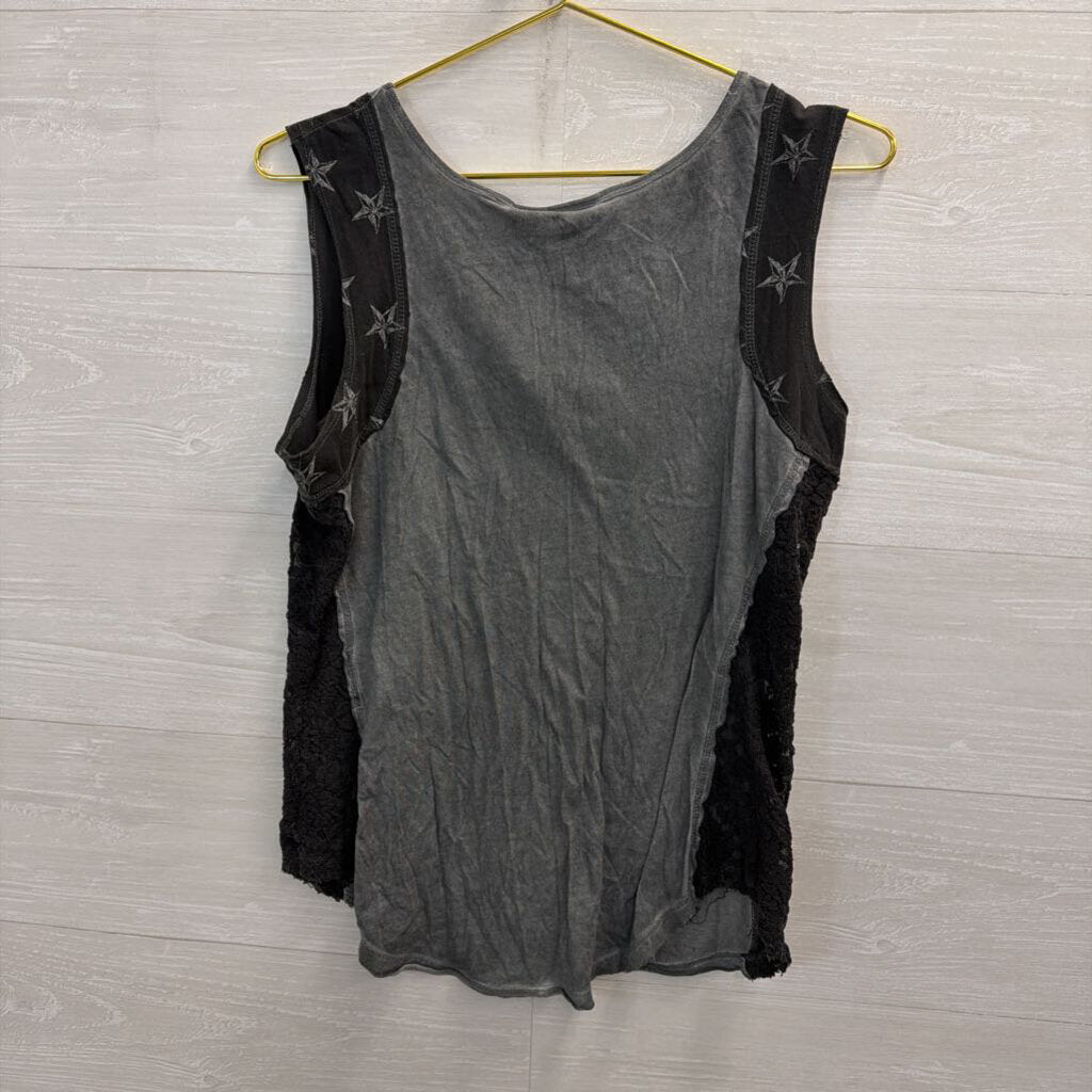 Harley Davidson Grey/ Black Tank Top Medium