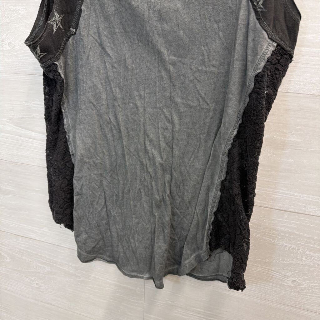 Harley Davidson Grey/ Black Tank Top Medium