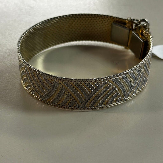 Vintage Two Toned Clasp Bracelet