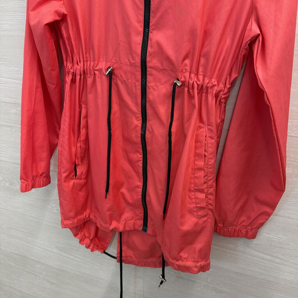 Parka In A Pack Pink Lightweight Zip Up Jacket Small