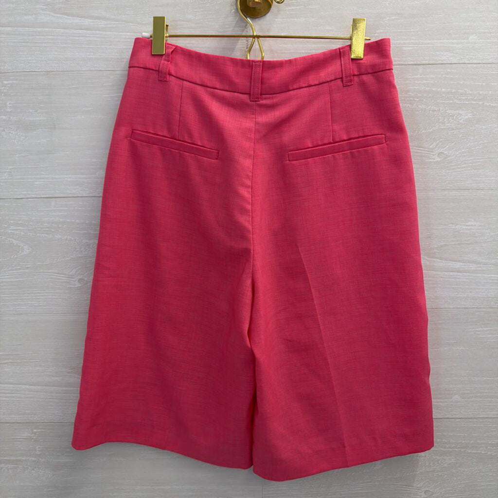 Pink Long Trouser Shorts 4