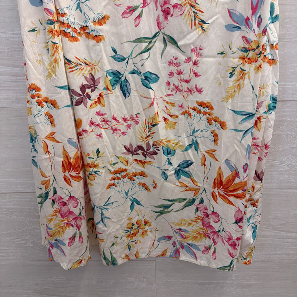 Torrid White/ Multi Floral Print Tank Top 3