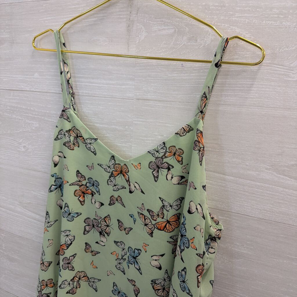 Torrid Green/ Multi Butterfly Print Tank Top 2