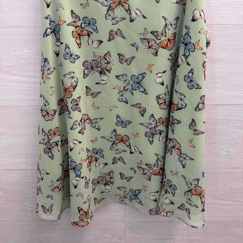 Torrid Green/ Multi Butterfly Print Tank Top 2