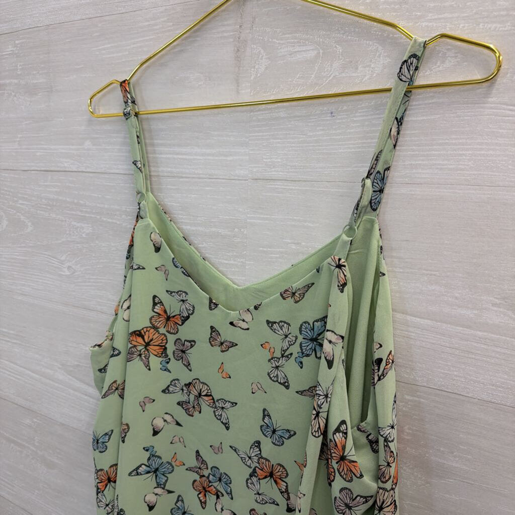 Torrid Green/ Multi Butterfly Print Tank Top 2