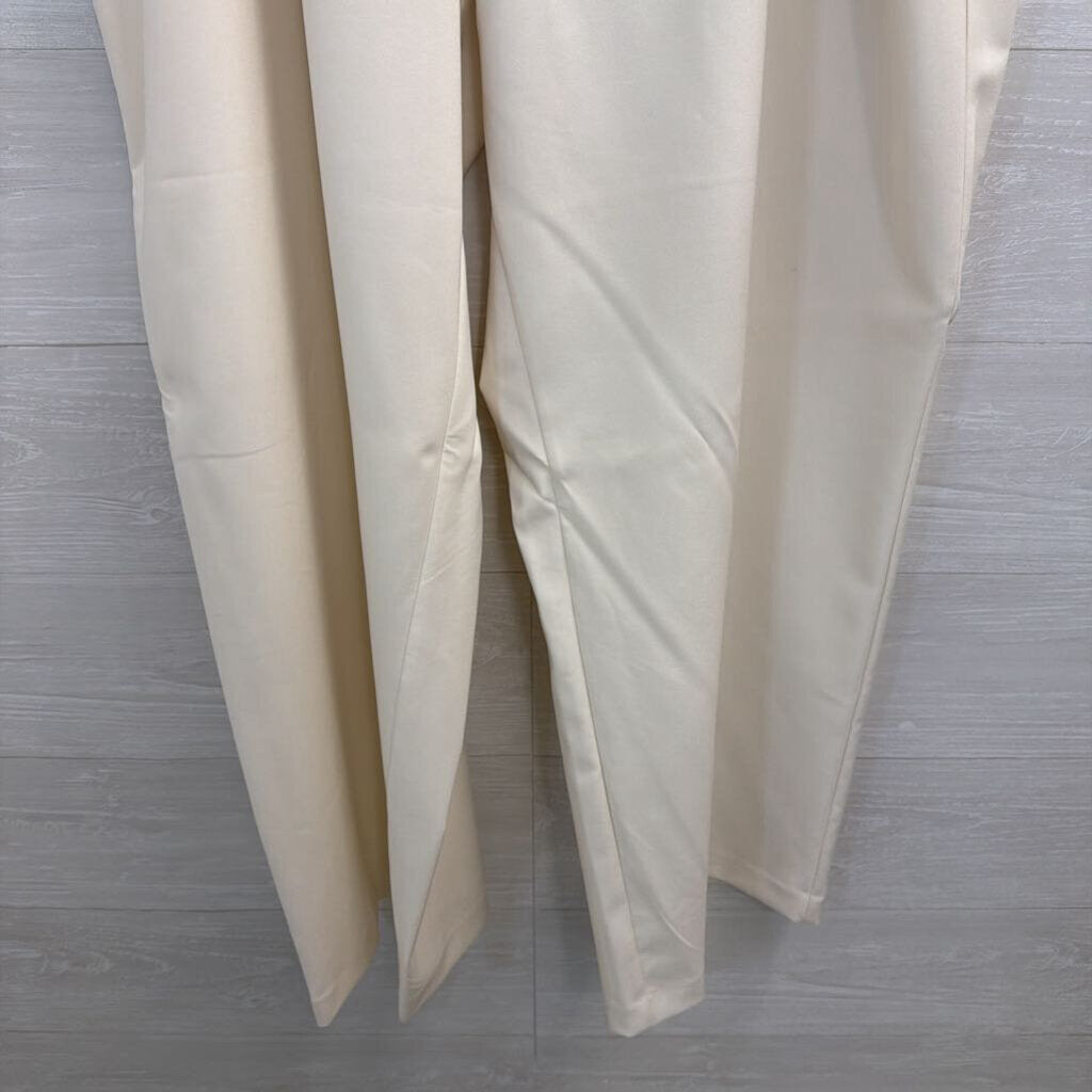 Studio by Torrid Ivory Pull On Wide Leg Trouser Pants 4