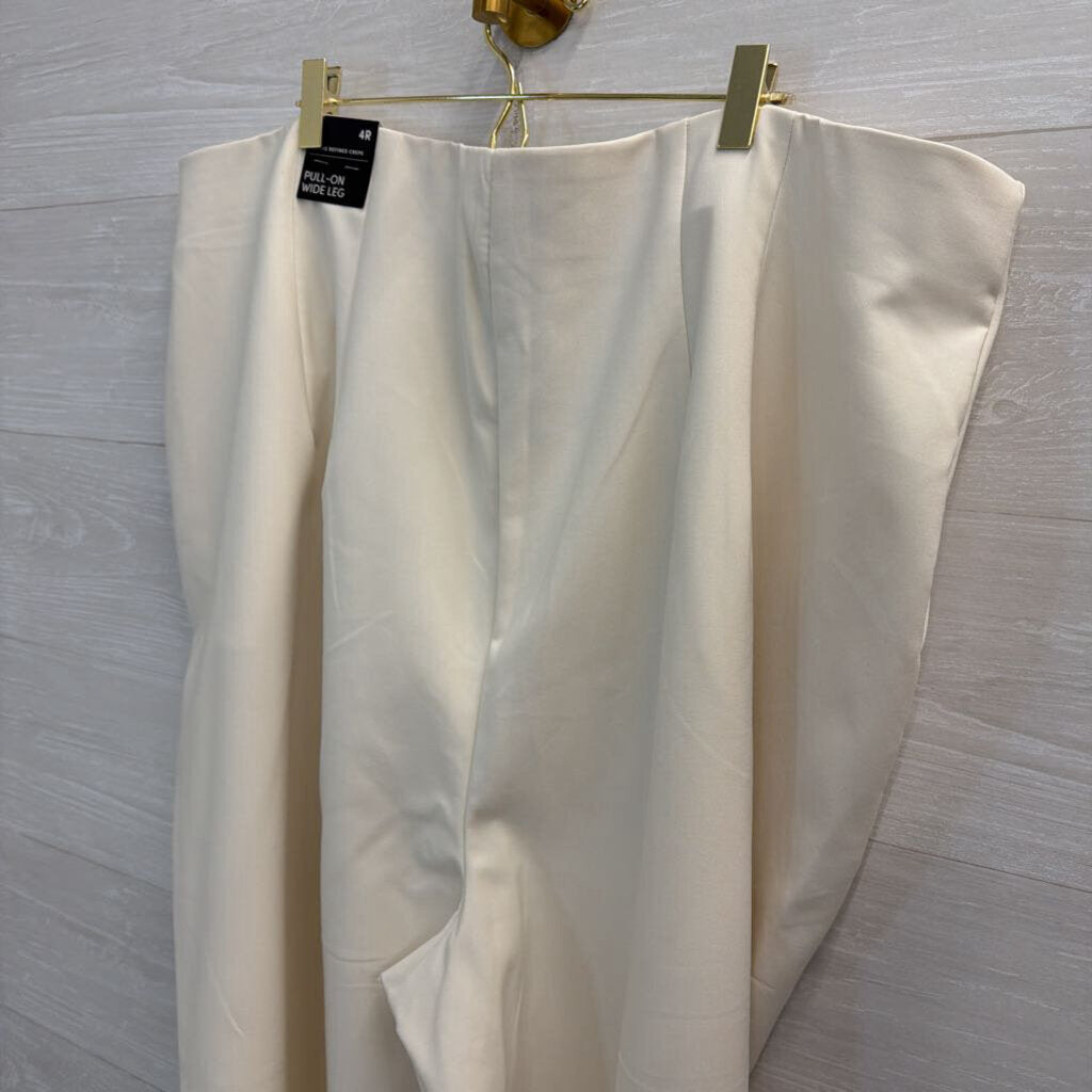 Studio by Torrid Ivory Pull On Wide Leg Trouser Pants 4
