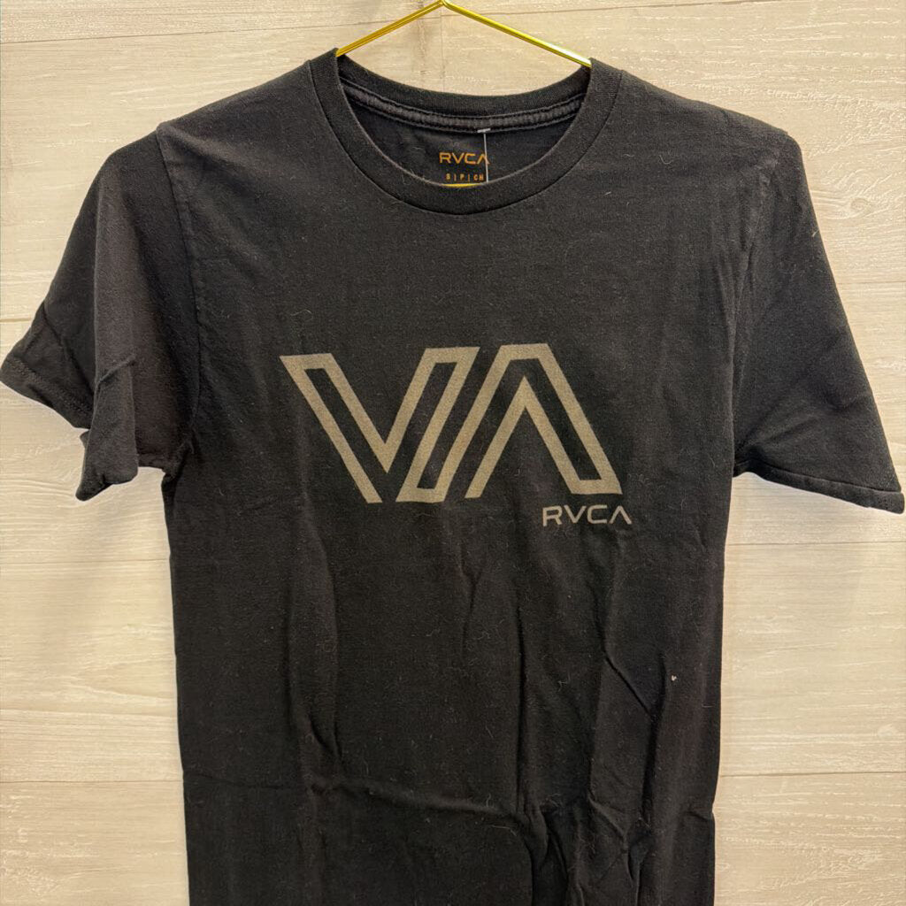 RVCA Black Short Sleeve Graphic Tee Small
