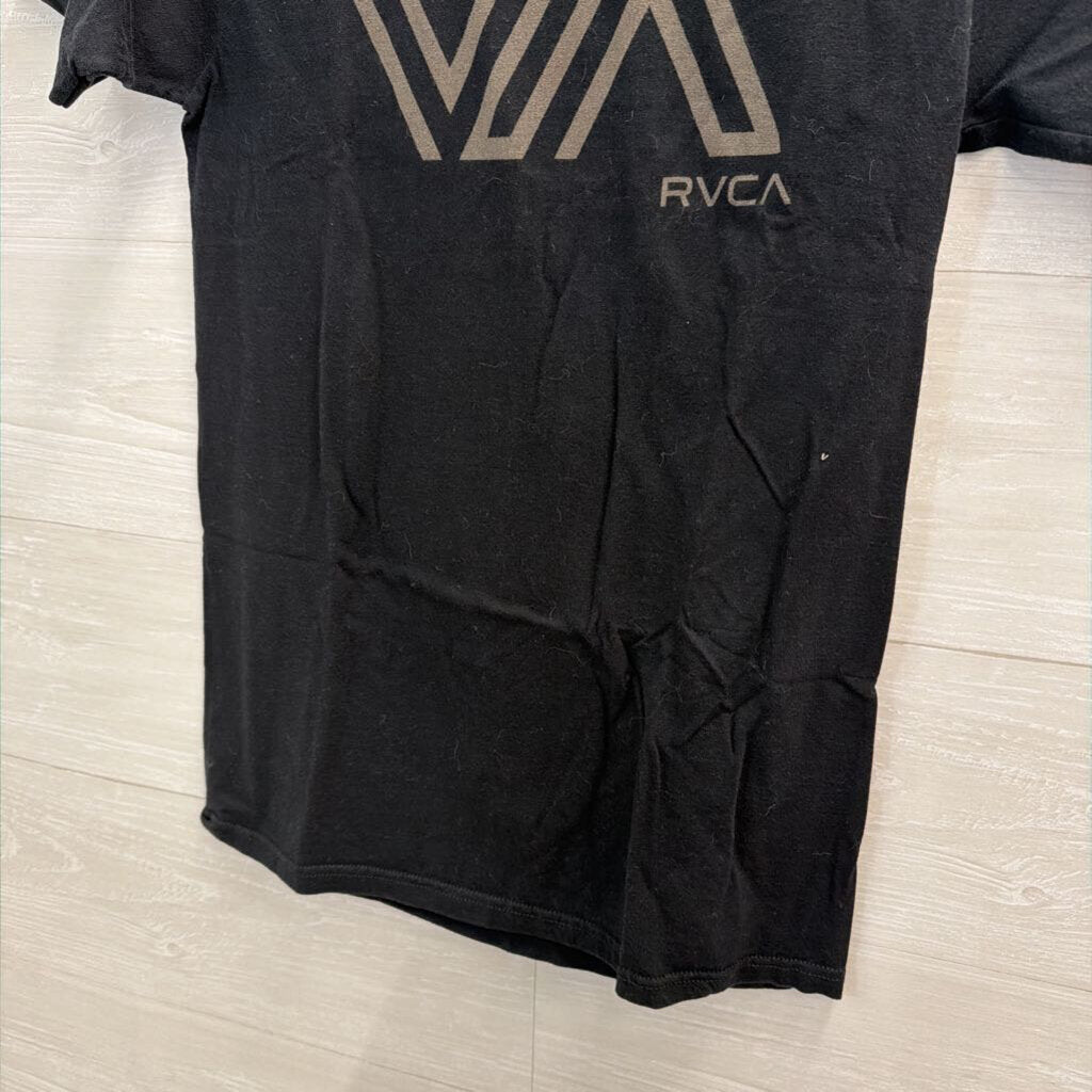RVCA Black Short Sleeve Graphic Tee Small