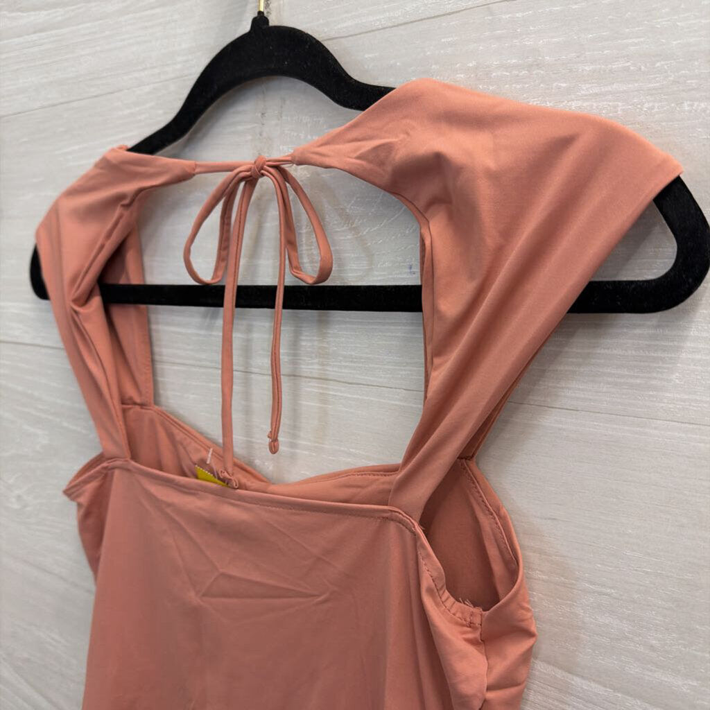 Pink Rose Pink Cropped Tank Top Small