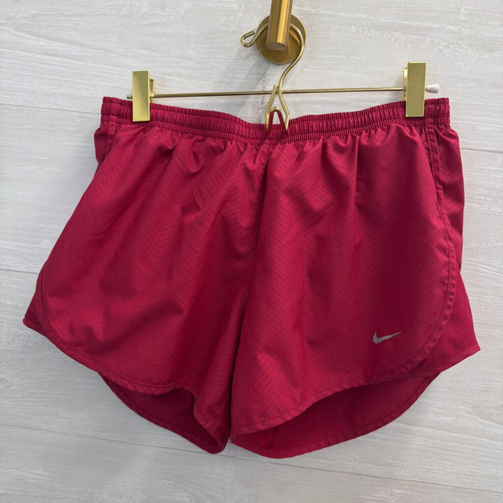 Nike Red Print Athletic Shorts Small