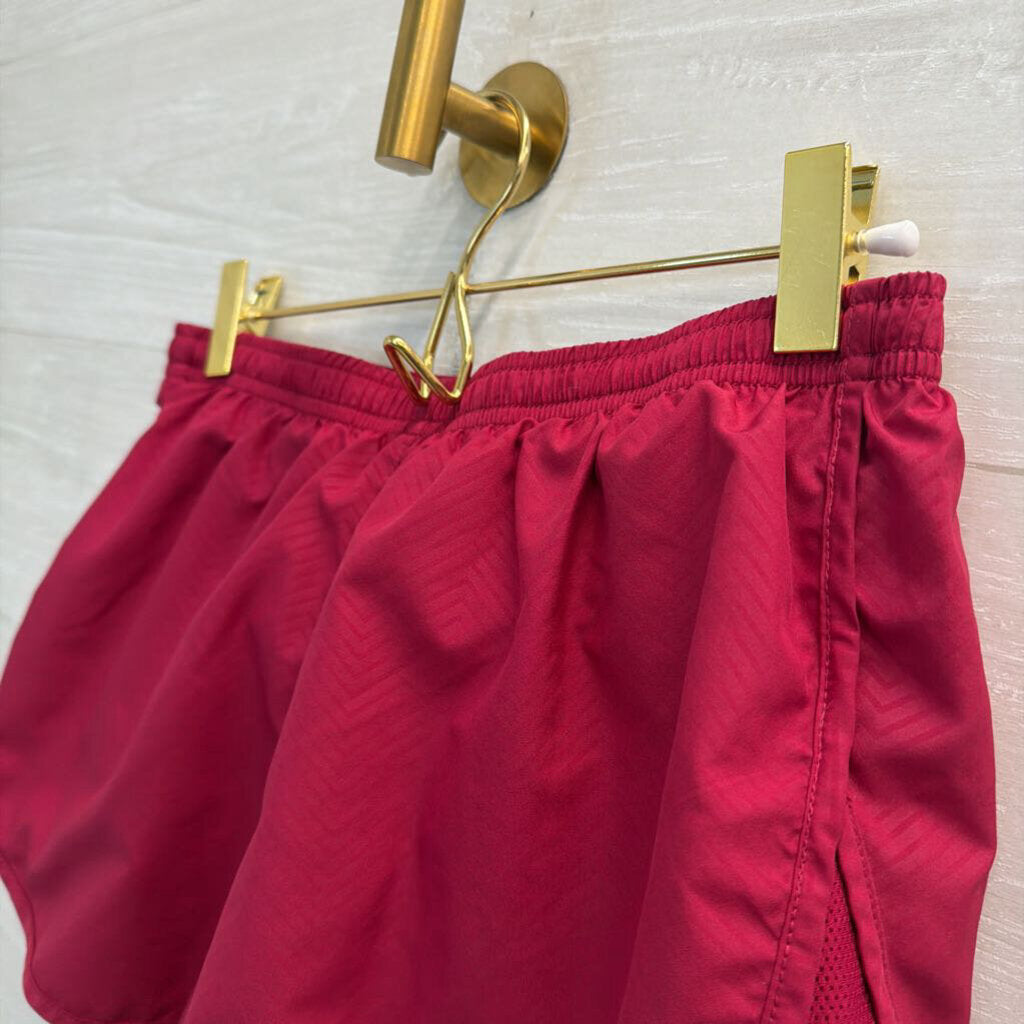 Nike Red Print Athletic Shorts Small