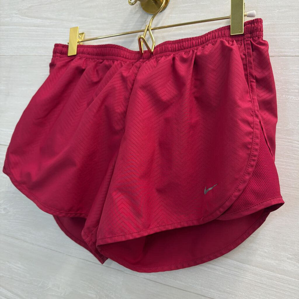 Nike Red Print Athletic Shorts Small
