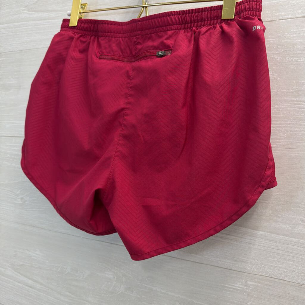 Nike Red Print Athletic Shorts Small