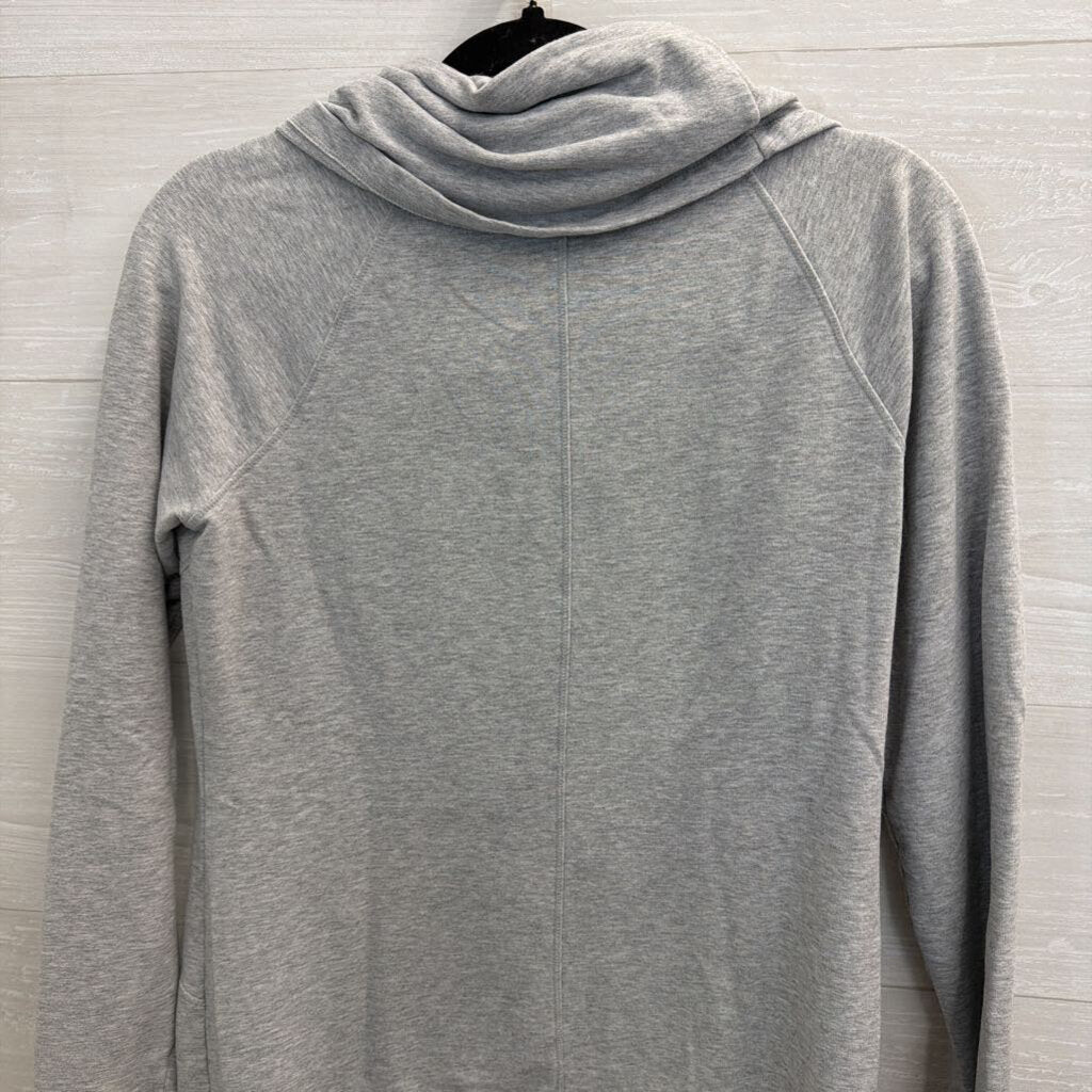 LL Bean Grey Cowl Neck Long Sleeve Pullover Small