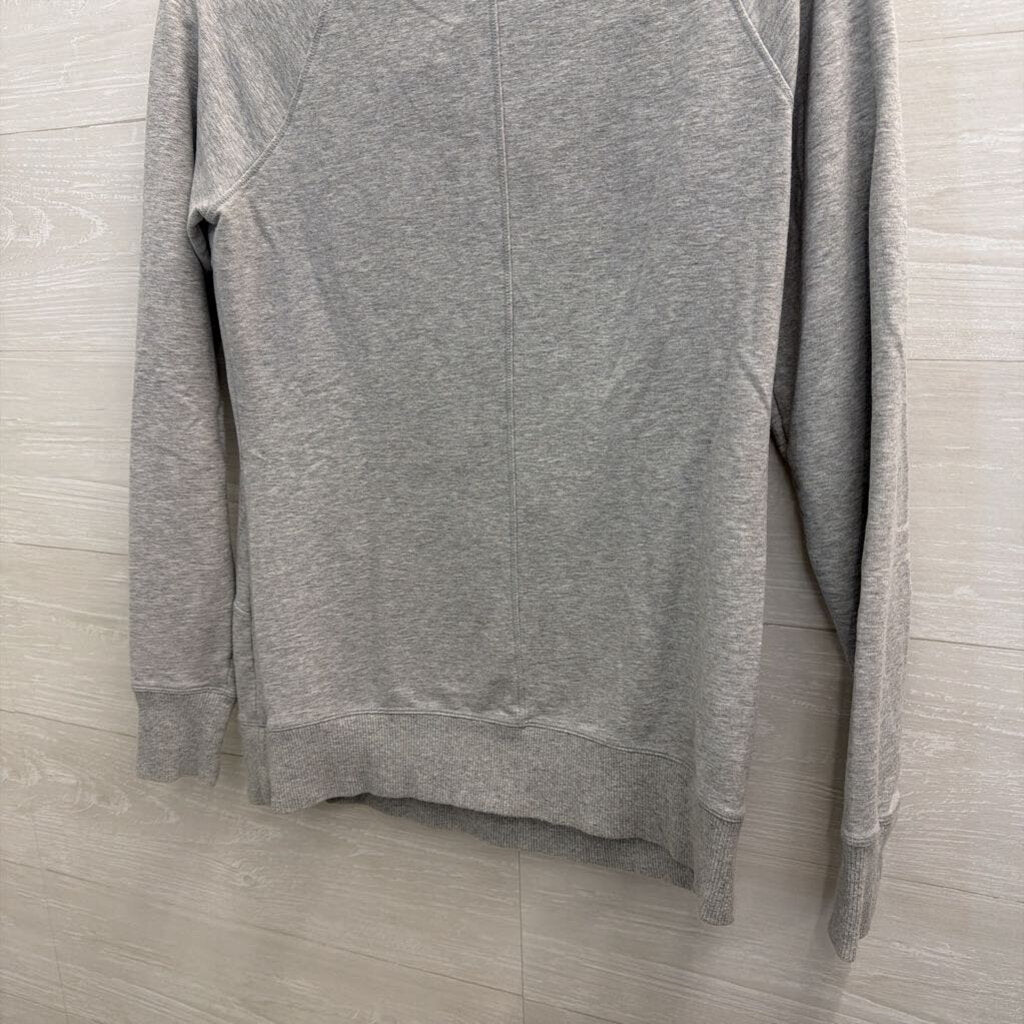 LL Bean Grey Cowl Neck Long Sleeve Pullover Small