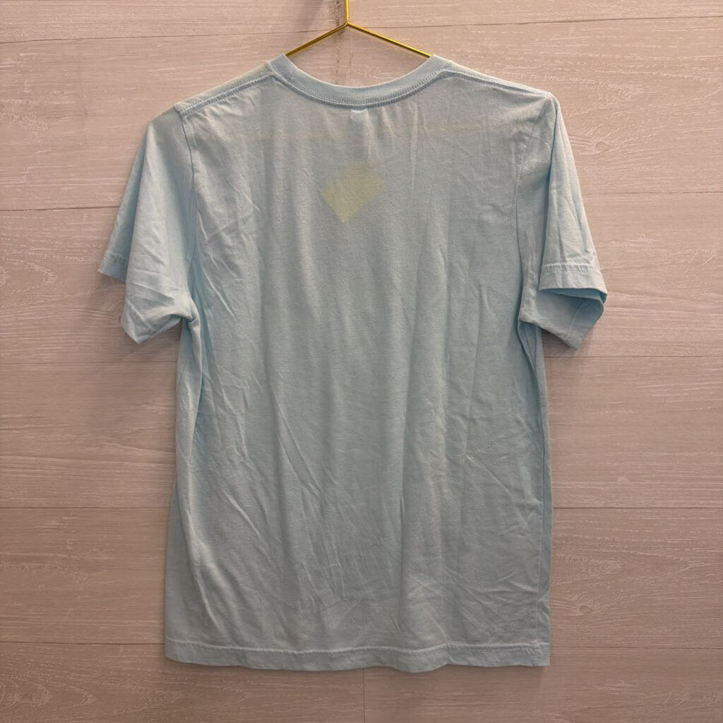 Canvas Blue/ Silver Bibbidi Bobbidi Crew Short Sleeve Top Medium