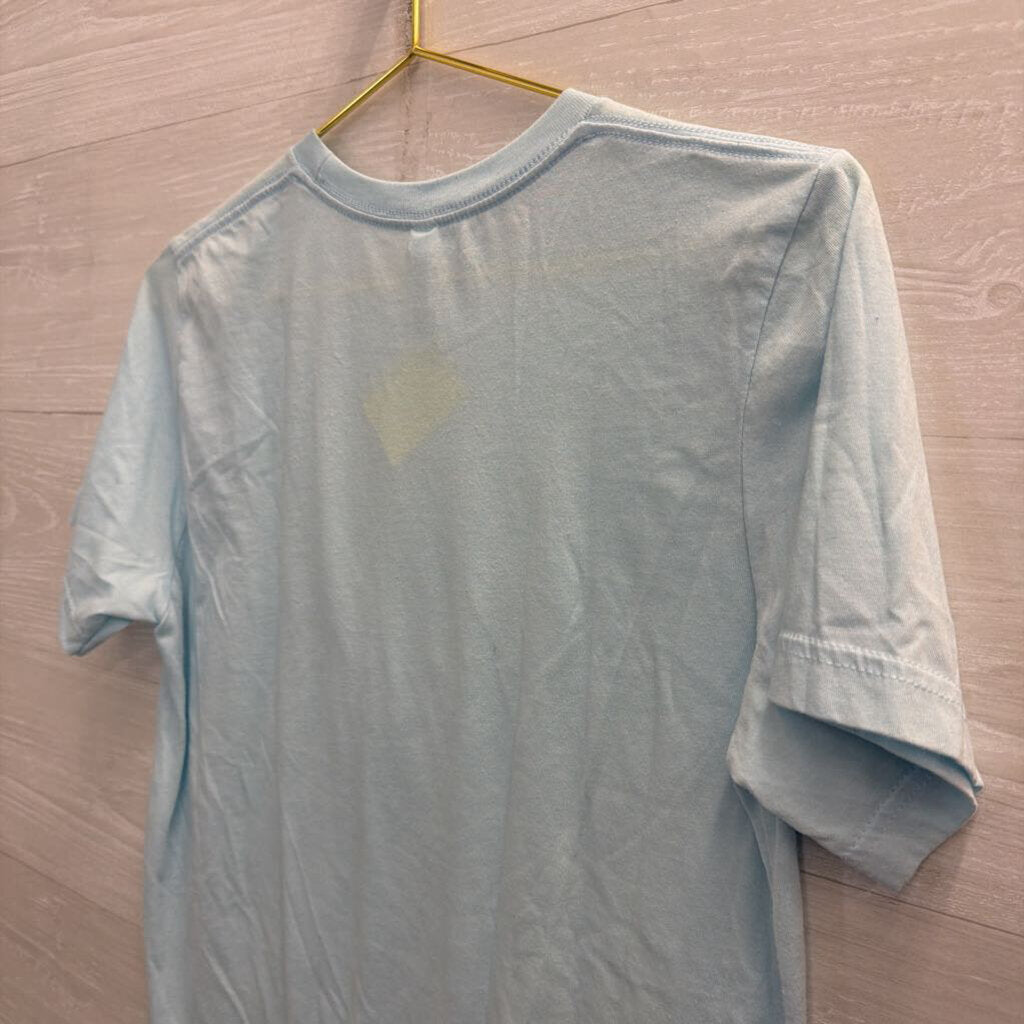 Canvas Blue/ Silver Bibbidi Bobbidi Crew Short Sleeve Top Medium