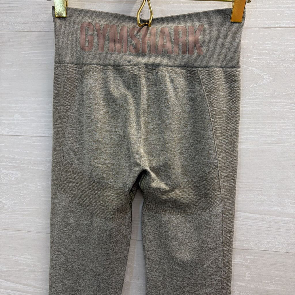 Gym Shark Heathered Green Athletic Leggings Extra Small