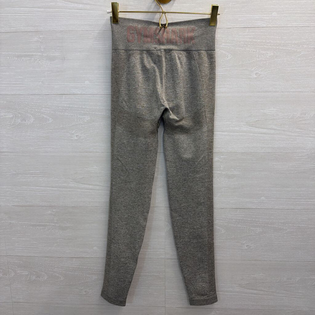 Gym Shark Heathered Green Athletic Leggings Extra Small