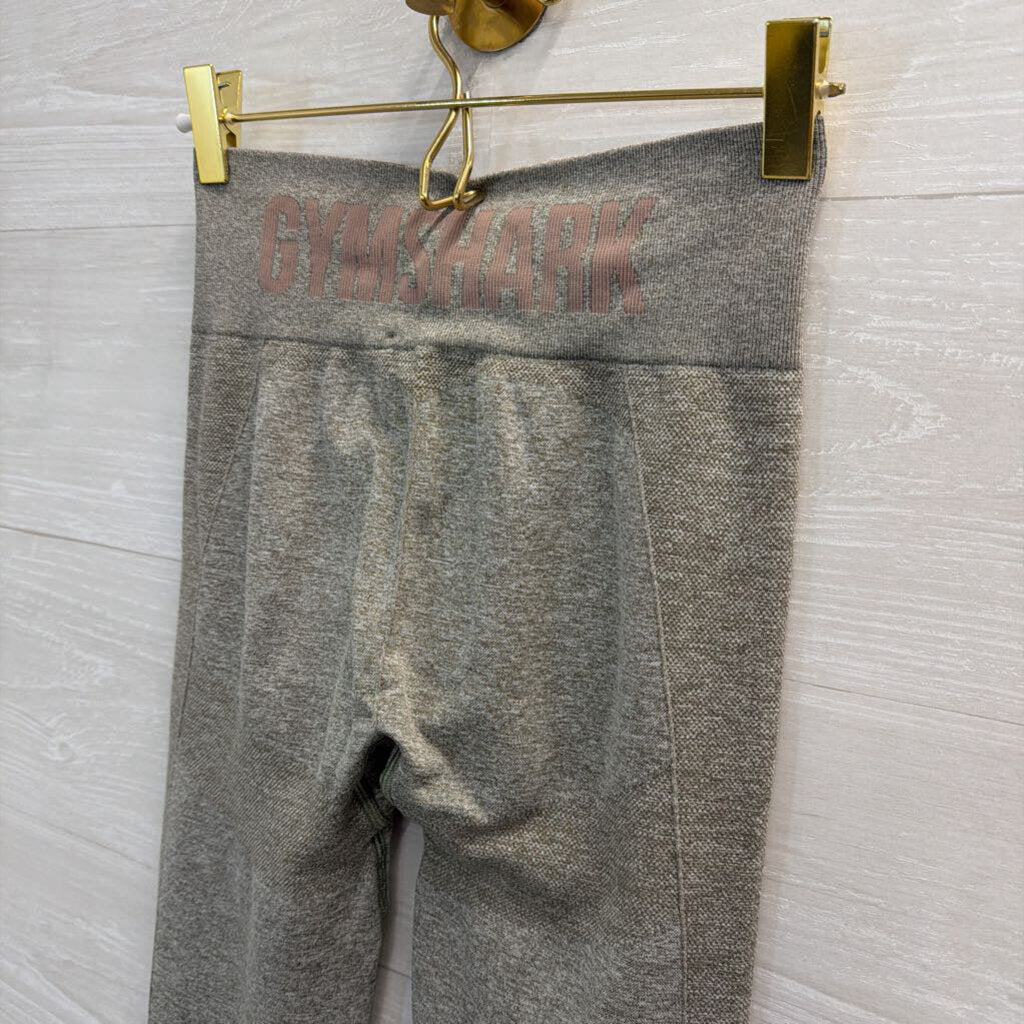 Gym Shark Heathered Green Athletic Leggings Extra Small