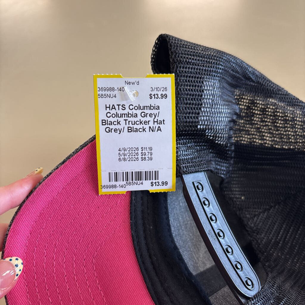 Columbia Grey/ Black Trucker Hat