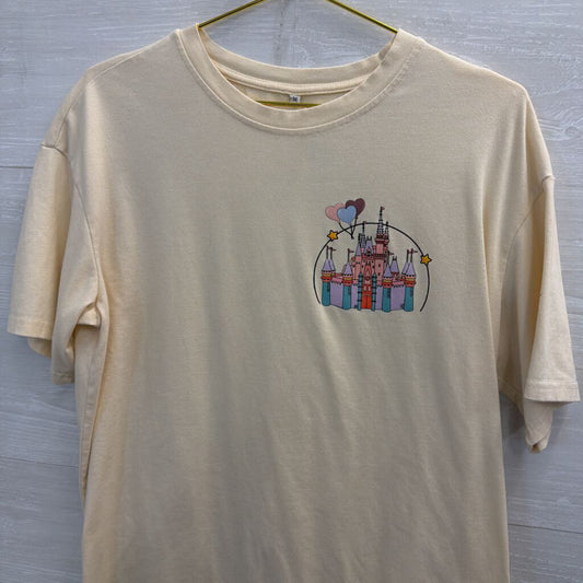 Beige/ Multi Disney Short Sleeve Graphic Tee Medium