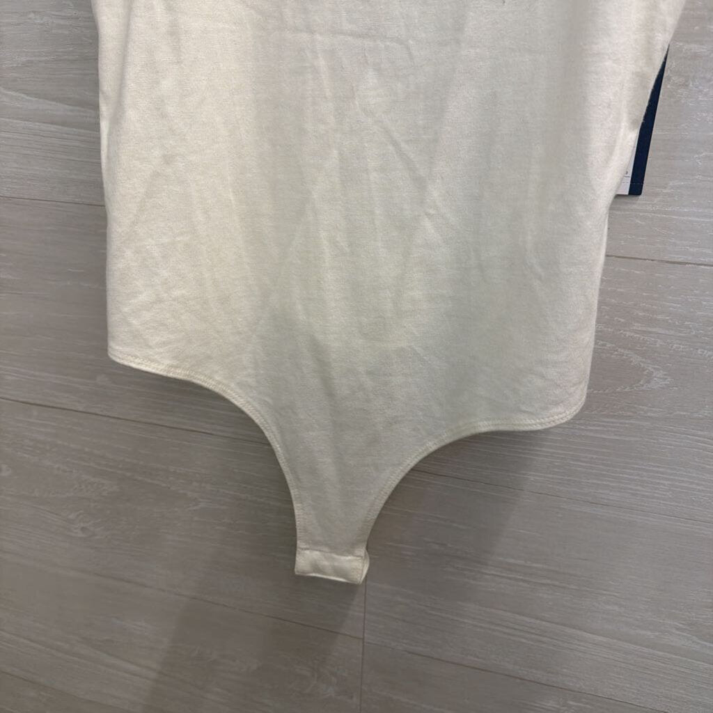 Universal Thread White V Neck Tank Bodysuit Medium