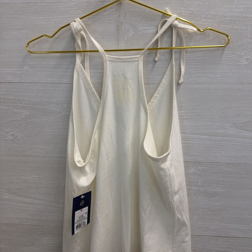 Universal Thread White V Neck Tank Bodysuit Medium