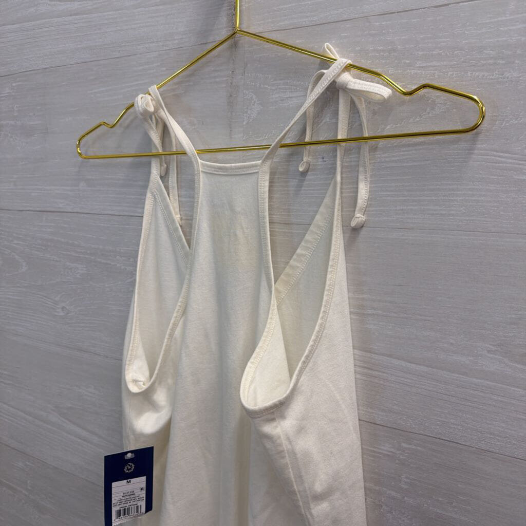 Universal Thread White V Neck Tank Bodysuit Medium