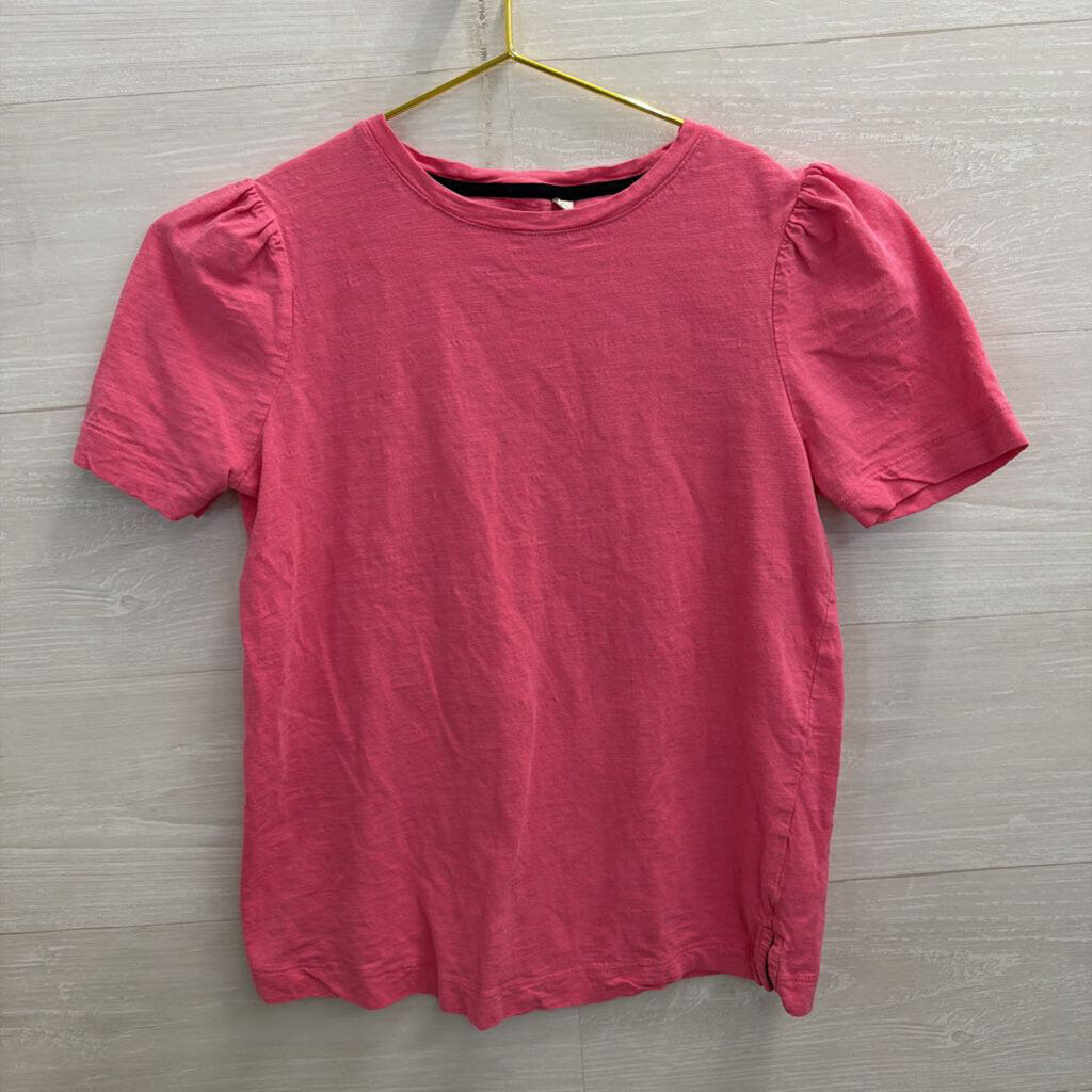 Boden Pink Short Puff Sleeve Top Extra Small