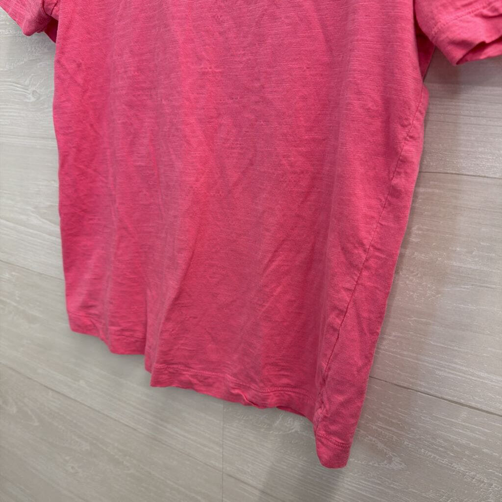 Boden Pink Short Puff Sleeve Top Extra Small