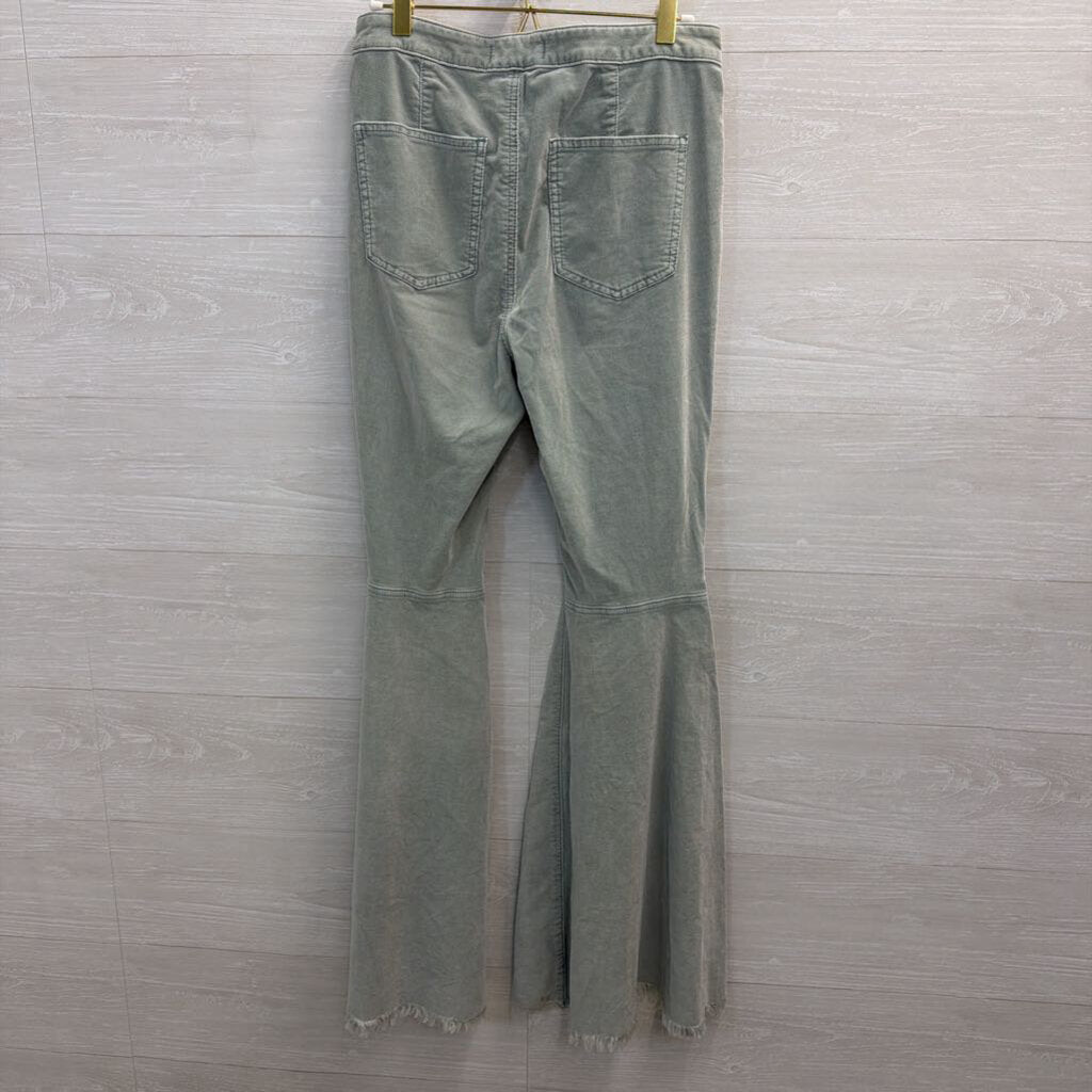 We the Free Blue Flare Corduroy Pants 29