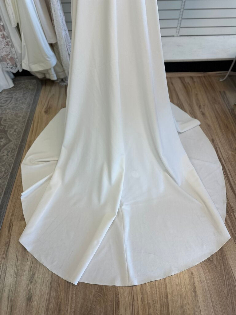 Justin Alexander Bow Detail Wedding Dress 10