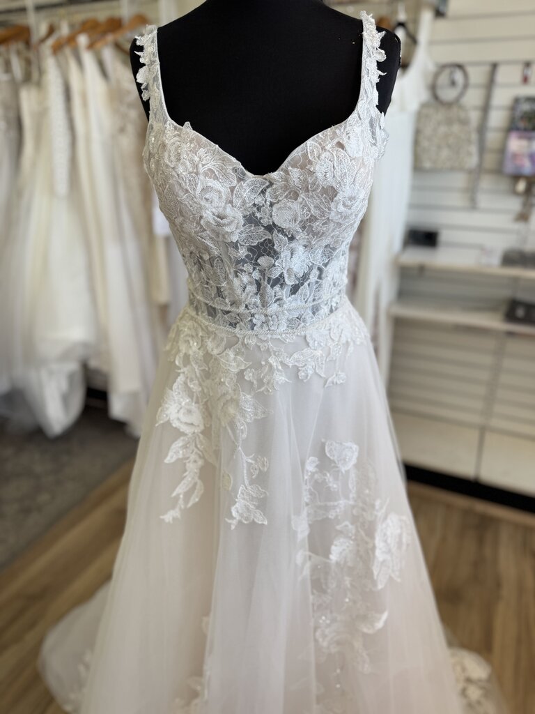 Christina Wu Lace A-Line Wedding Dress 6