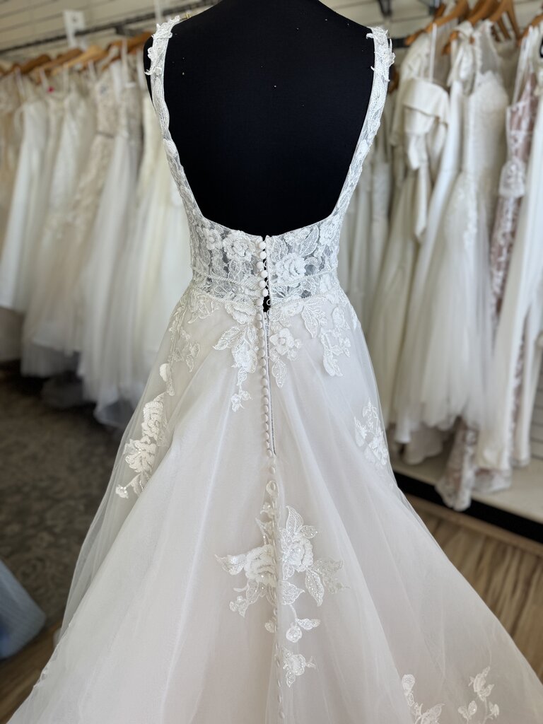 Christina Wu Lace A-Line Wedding Dress 6