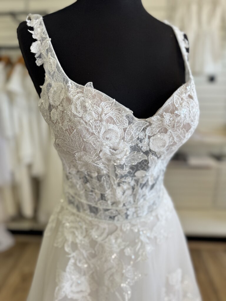 Christina Wu Lace A-Line Wedding Dress 6