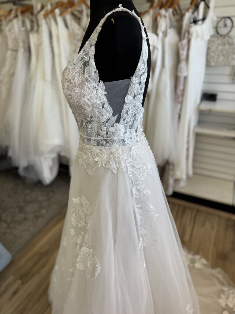 Christina Wu Lace A-Line Wedding Dress 6
