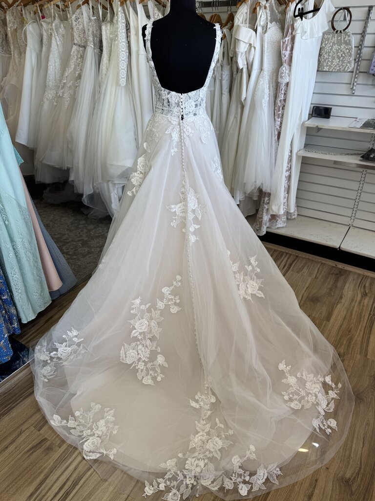 Christina Wu Lace A-Line Wedding Dress 6