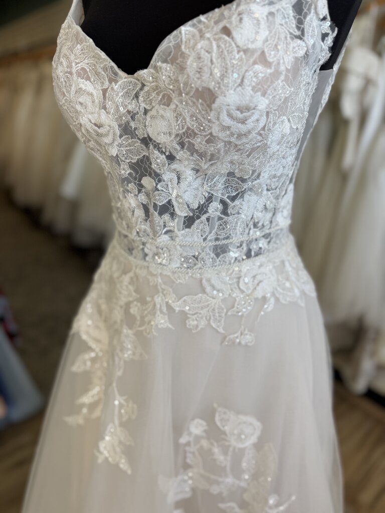 Christina Wu Lace A-Line Wedding Dress 6