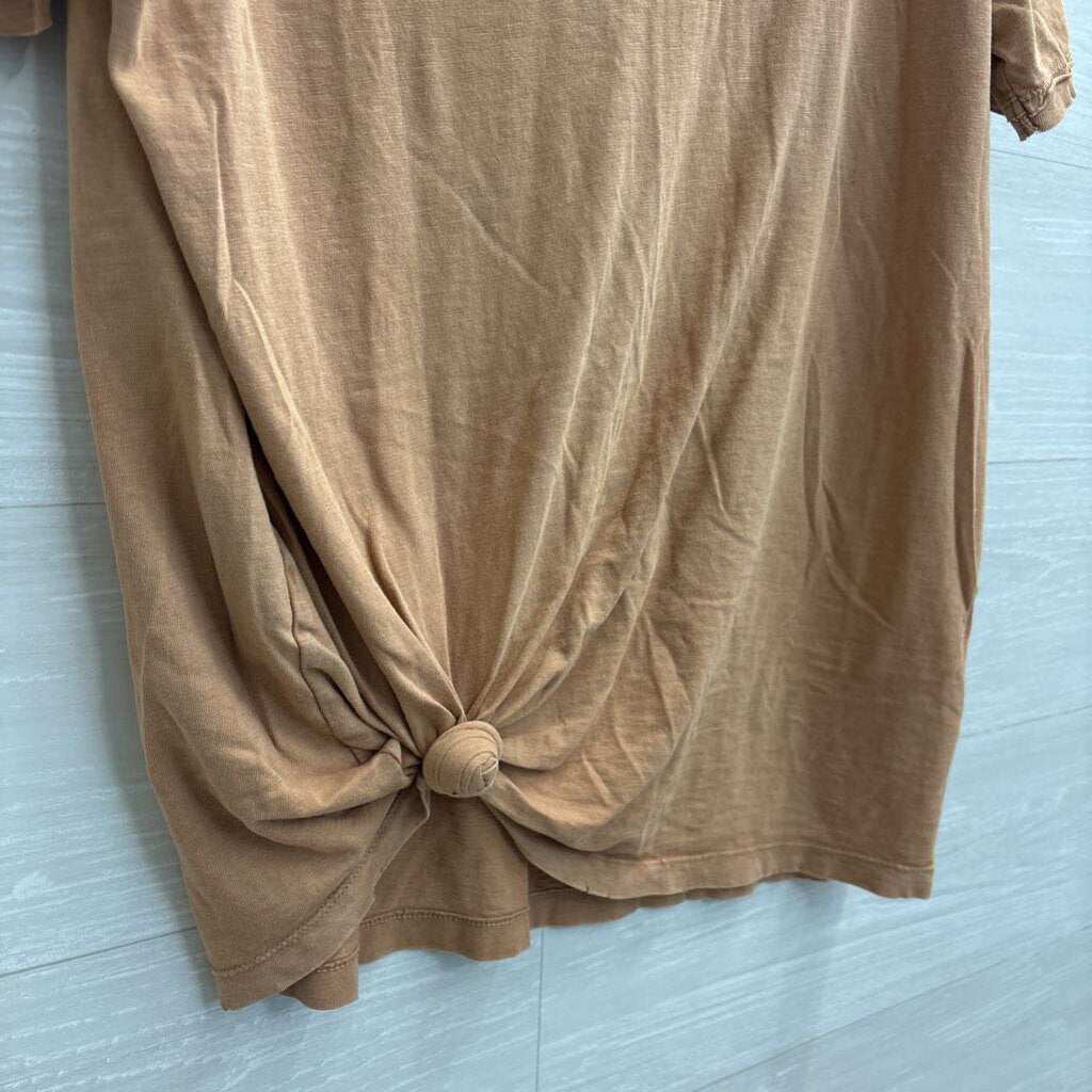 Aerie Brown Short Sleeve Top Medium