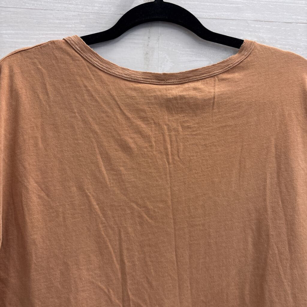 Aerie Brown Short Sleeve Top Medium